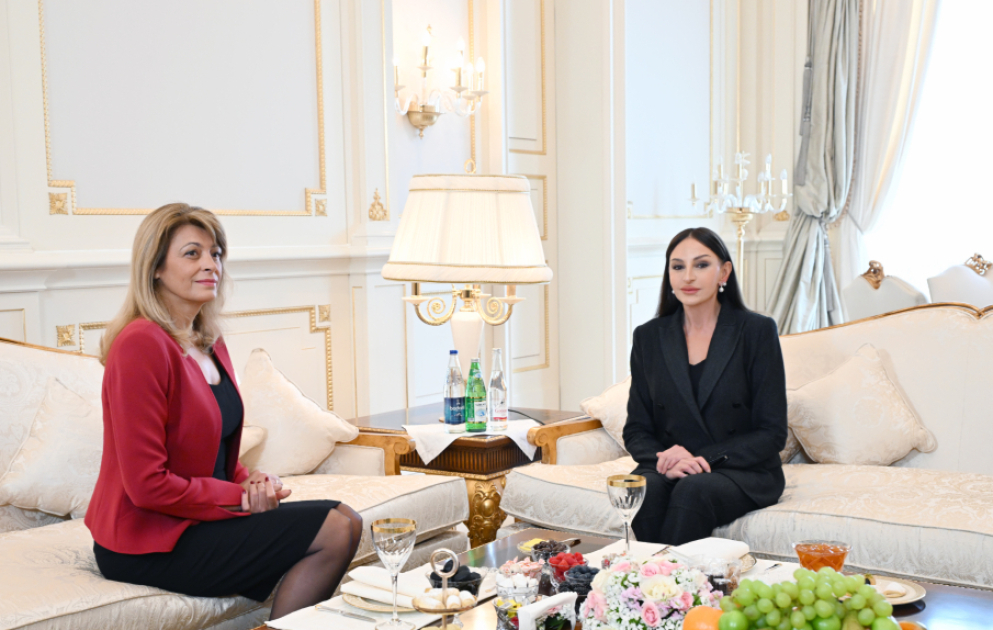Mehriban Aliyeva rencontre la première dame de Bulgarie Desislava Radeva VIDEO