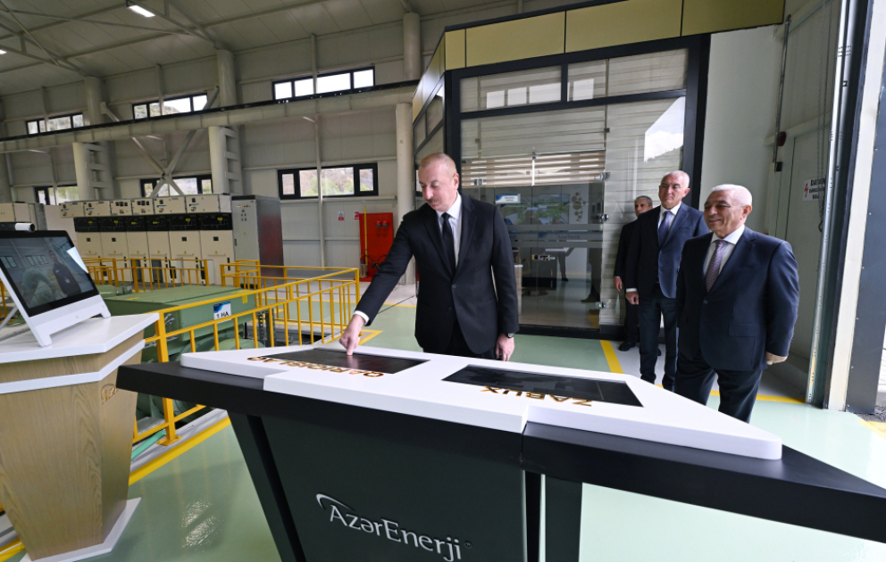President Ilham Aliyev participated in inauguration of small hydropower stations  VIDEO
