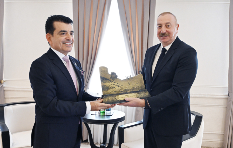 Prezident İlham Əliyev Şuşada ICESCO-nun Baş direktorunu qəbul edib YENİLƏNİB VİDEO