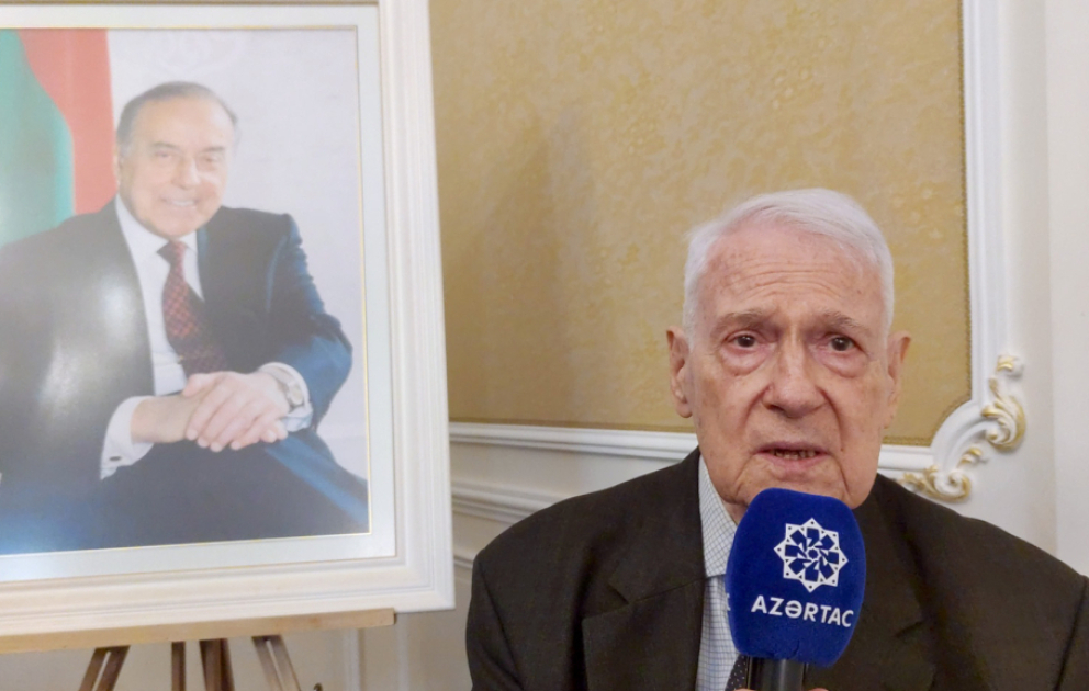 Jan Perrən: Heydər Əliyev böyük şəxsiyyət, güclü siyasi xadim idi VİDEO