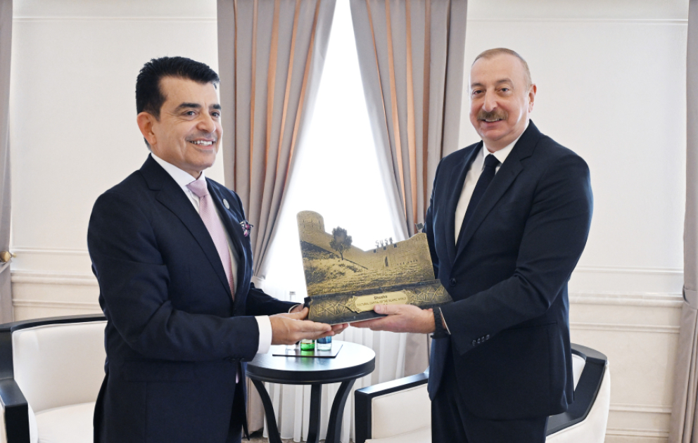 Choucha : le président Ilham Aliyev reçoit le Directeur général de l’ICESCO  MIS A JOUR VIDEO