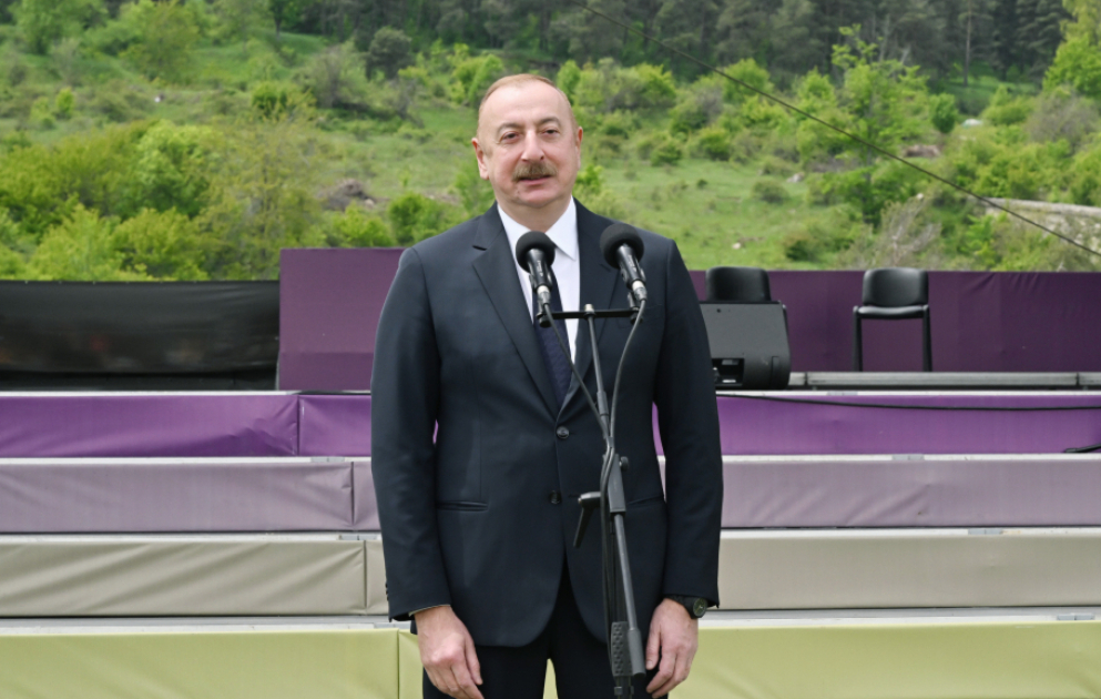 Prezident İlham Əliyev: Şuşa qəhrəmanlığın, zəfərin və sülhün rəmzidir VİDEO