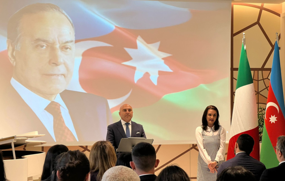 İtaliyada Ulu Öndərin anadan olmasının ildönümü qeyd edilib VİDEO