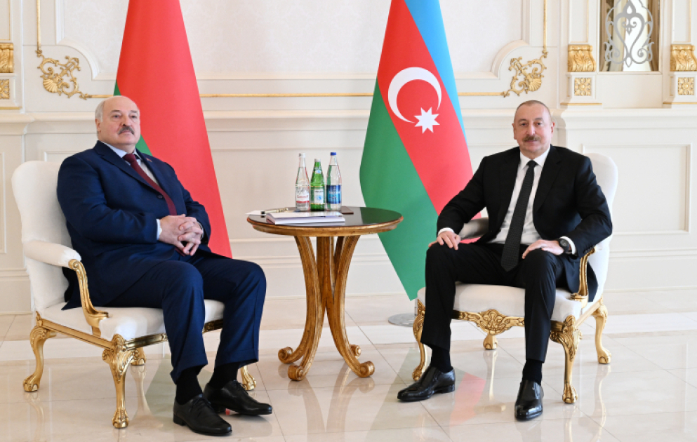 Состоялась встреча президентов Азербайджана и Беларуси один на один ОБНОВЛЕНО ВИДЕО