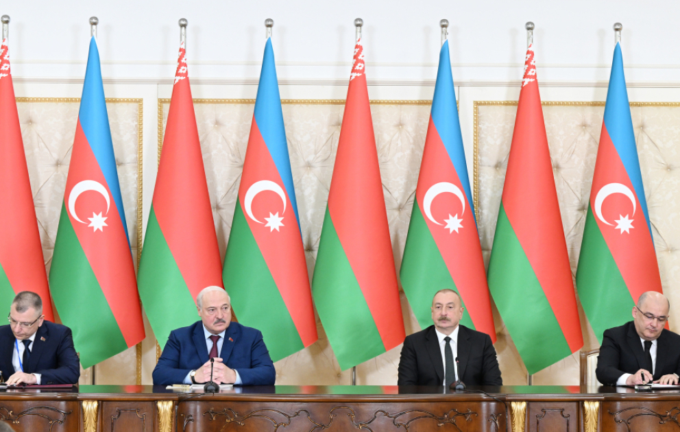 L’Azerbaïdjan et le Bélarus signent un certain nombre de documents MIS A JOUR VIDEO