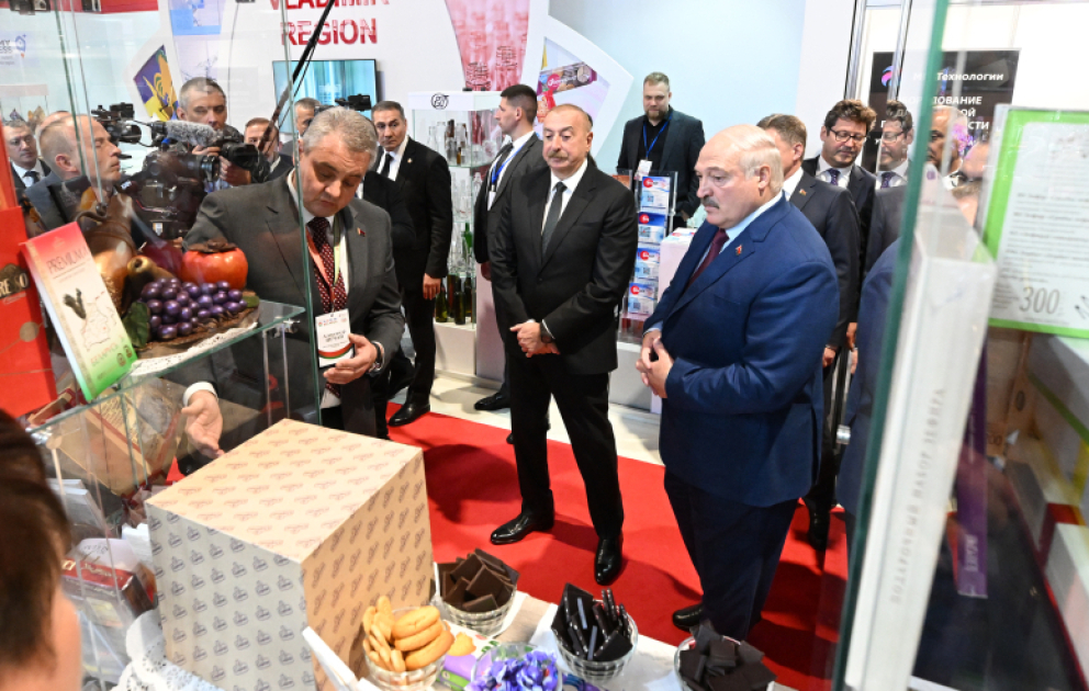 Azərbaycan və Belarus prezidentləri “Caspian Agro” və “InterFood Azerbaijan” sərgiləri ilə tanış olublar  YENİLƏNİB -2 VİDEO