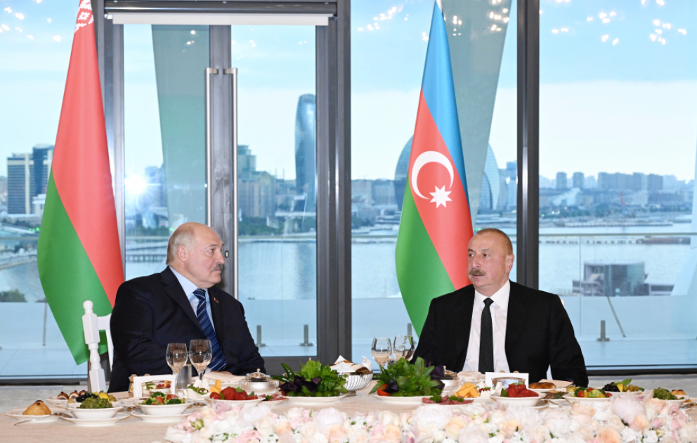 Ali qonağın şərəfinə dövlət ziyafəti verilib  YENİLƏNİB VİDEO