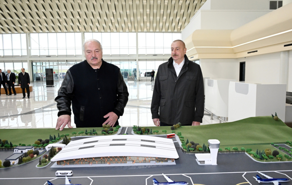 President of Belarus Aleksandr Lukashenko, who is on state visit to Azerbaijan, arrived in Fuzuli district VIDEO