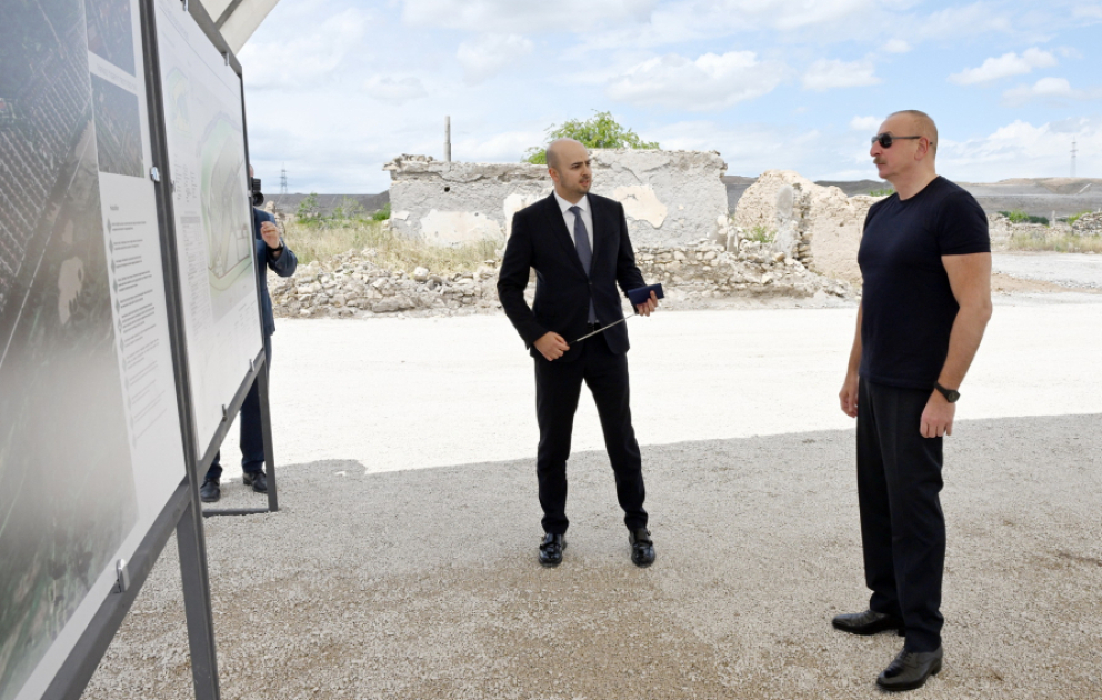 Foundation stone was laid for Karkhulu village in Jabrayil VIDEO