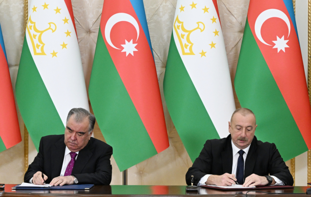 Azerbaijan and Tajikistan signed documents VIDEO
