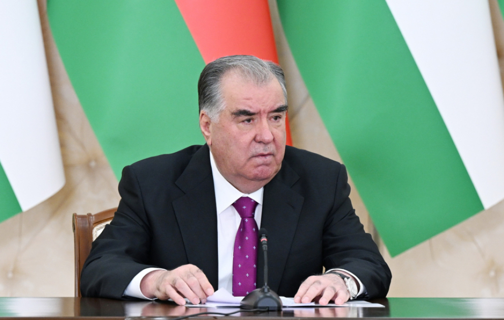 Tacikistan Prezidenti: Azərbaycanla təhlükəsizlik sahəsində səmərəli əməkdaşlığın səviyyəsindən məmnunuq VİDEO