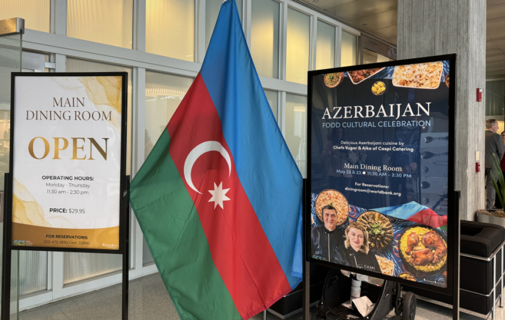 Dünya Bankında Azərbaycan mətbəxi günləri keçirilib VİDEO