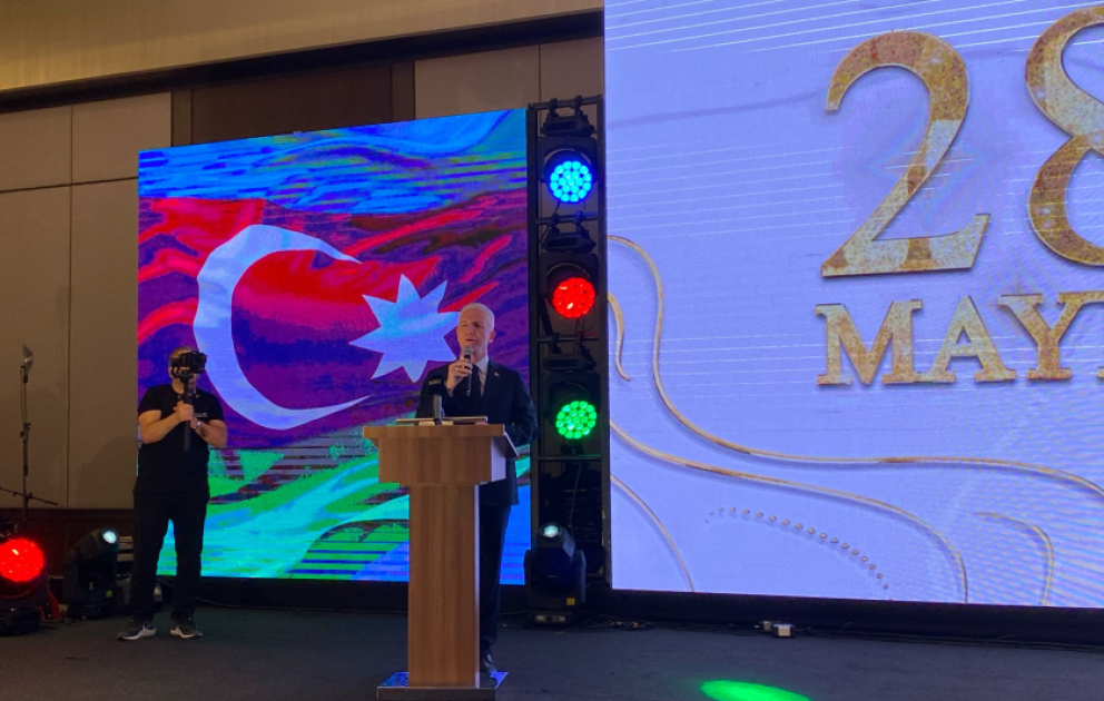 Azərbaycanın Müstəqillik Günü İstanbulda təntənəli bayram tədbiri ilə qeyd olunub VİDEO