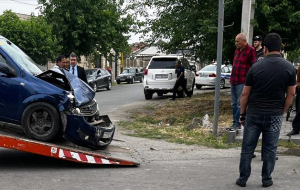 İmişlidə yol qəzası zamanı motosikletçi ölüb VİDEO