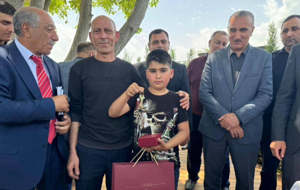 Xocalıda 24 ailəyə evlərinin açarları təqdim olunub - YENİLƏNİB VİDEO