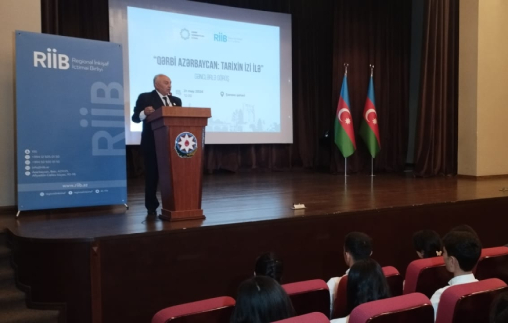 Şamaxıda gənclərlə Qərbi Azərbaycan həqiqətləri mövzusunda görüş keçirilib VİDEO
