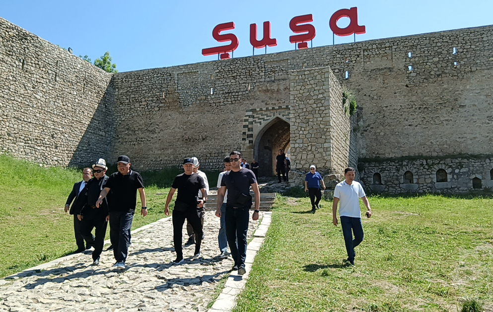 Qırğızıstan parlamentinin nümayəndə heyəti Şuşada  FOTO VİDEO