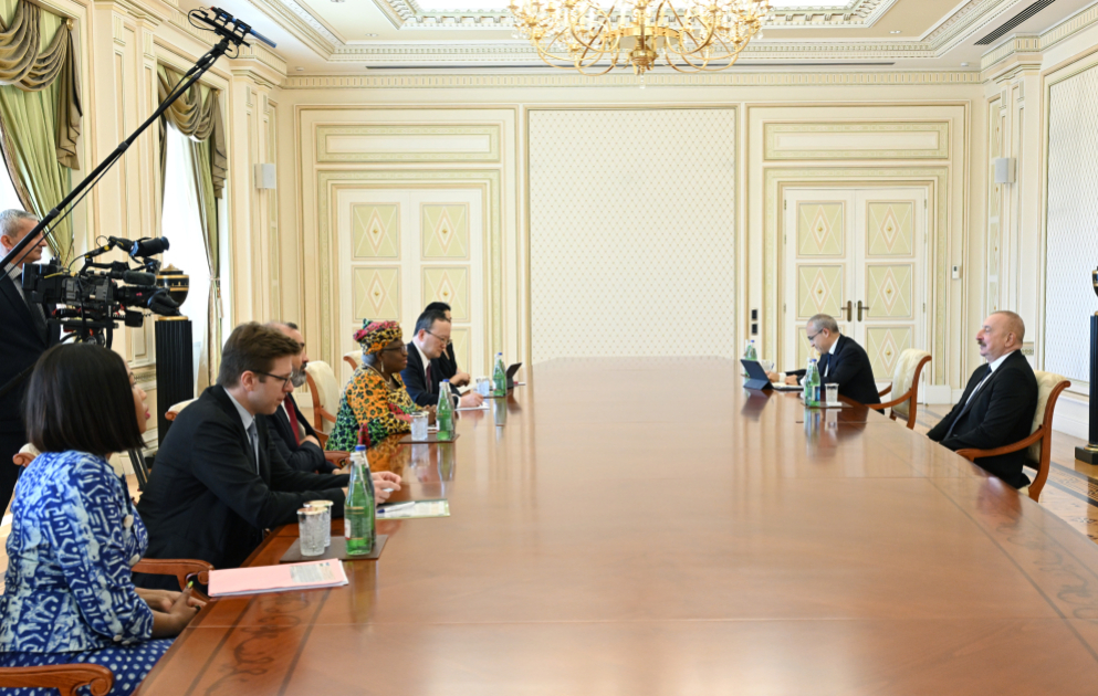 Prezident İlham Əliyev Ümumdünya Ticarət Təşkilatının baş direktorunu qəbul edib  YENİLƏNİB VİDEO