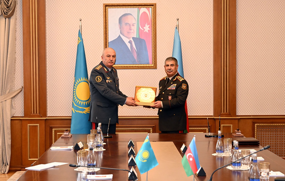 Подписан документ о военном сотрудничестве между Азербайджаном и Казахстаном ВИДЕО