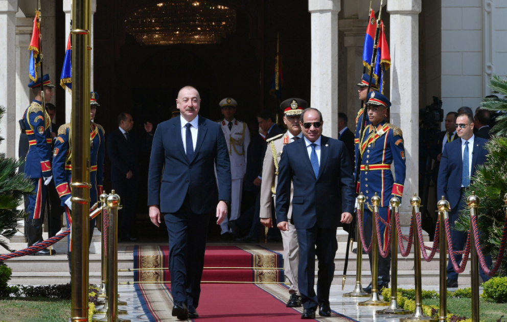 Cérémonie d’accueil officiel du Président azerbaïdjanais en Egypte MIS A JOUR VIDEO
