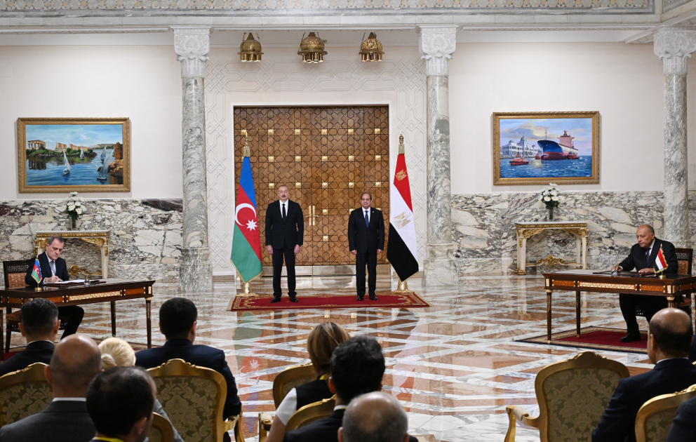Azerbaijan, Egypt signed documents VIDEO
