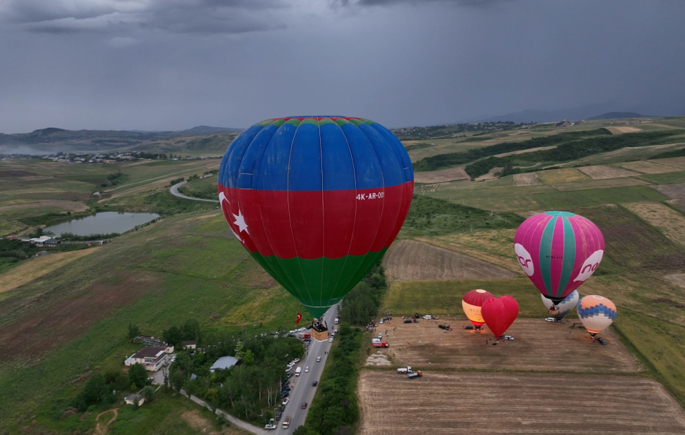 Le Festival de Ballons se déroule à Chamakhy VIDEO