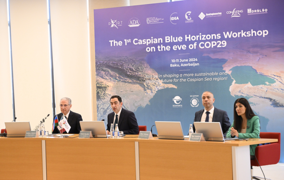 Bakıda COP29 ərəfəsində “Xəzər Mavi Üfüqlər” adlı ilk seminar keçirilir VİDEO