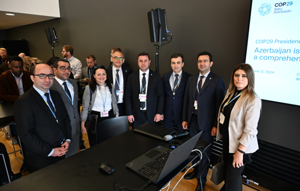 Bonnda COP29 Sədrliyinin Fəaliyyət Gündəliyinə daxil olan bəzi təşəbbüslərin təqdimatı keçirilib VİDEO