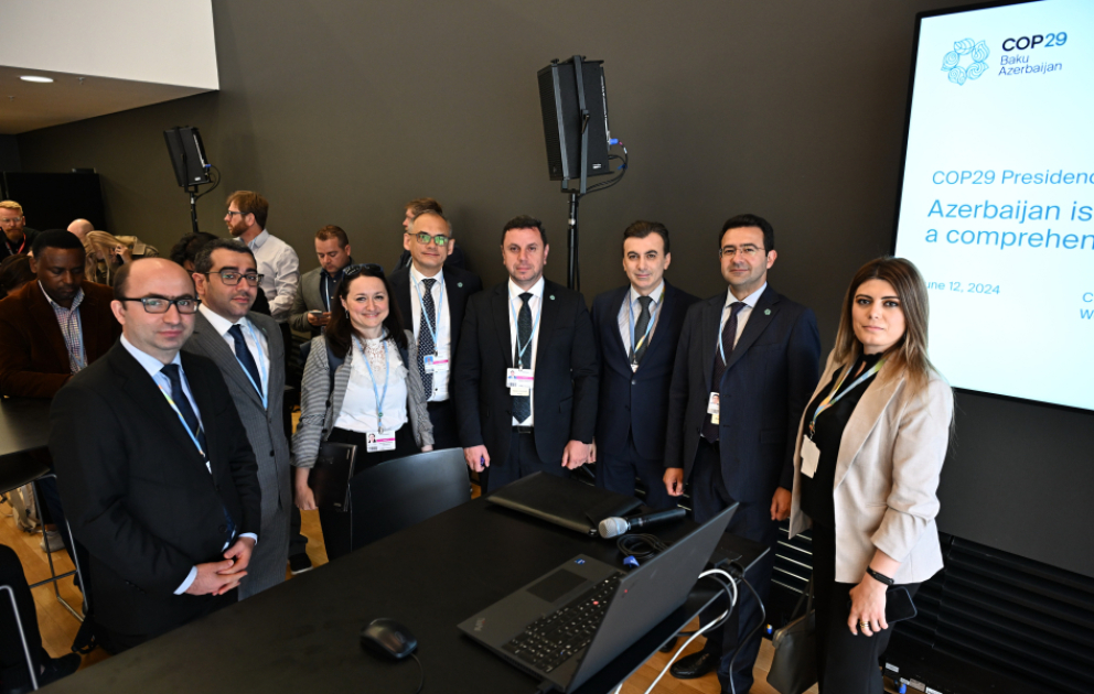 Initiatives included in COP29 Presidency plan of action presented in Bonn VIDEO
