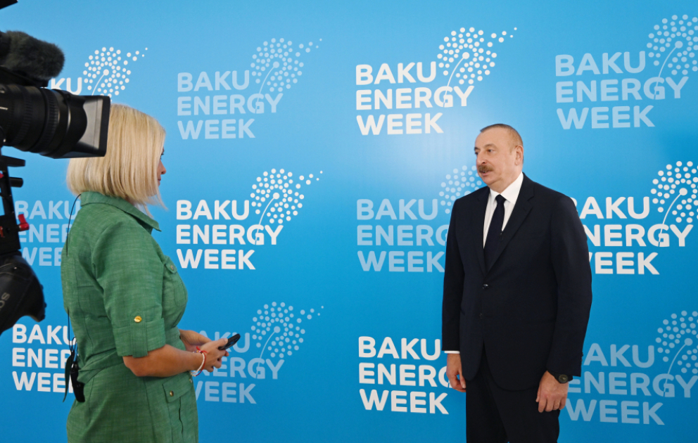 La chaîne Euronews diffuse une interview avec le président Ilham Aliyev VIDEO