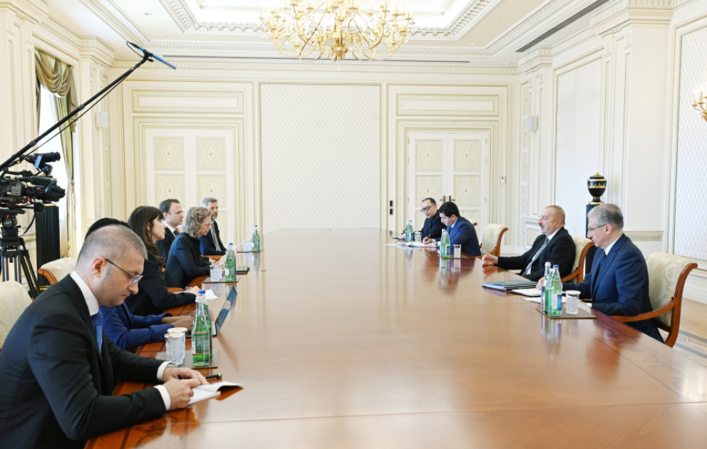 Präsident Ilham Aliyev empfängt Unep-Exekutivdirektorin AKTUALISIERT VIDEO