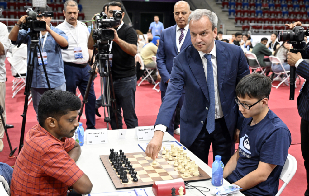 Bakıda beynəlxalq şahmat festivalının açılış mərasimi keçirilib VİDEO