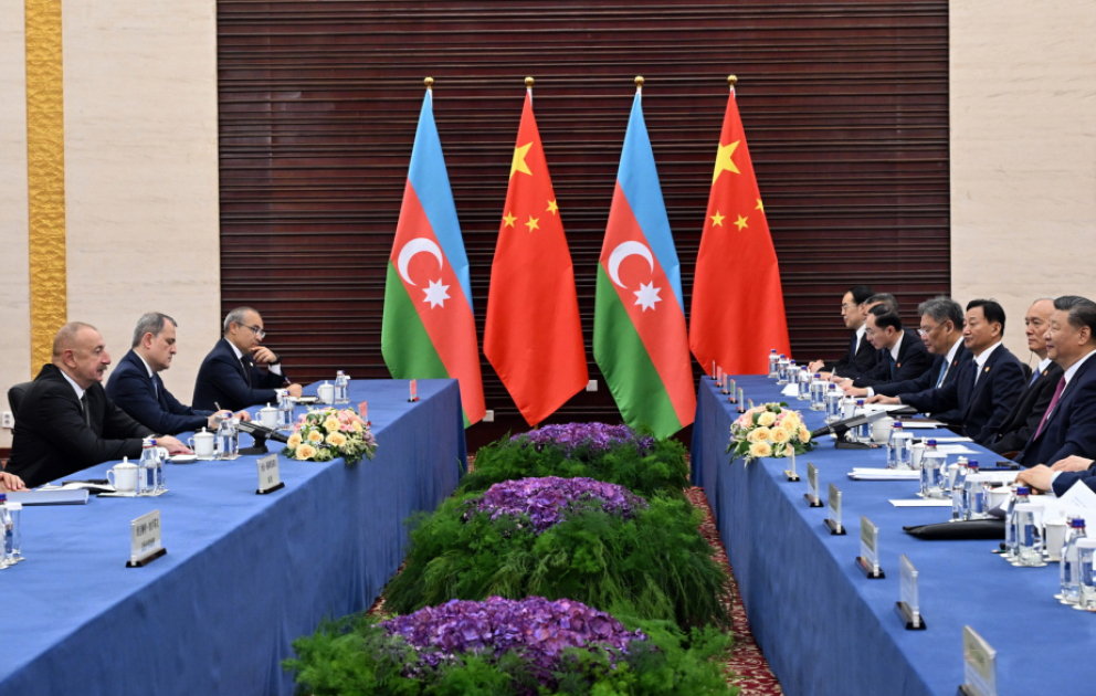 Astanada “Azərbaycan Respublikası ilə Çin Xalq Respublikası arasında strateji tərəfdaşlığın qurulması haqqında Birgə Bəyannamə” qəbul olunub VİDEO