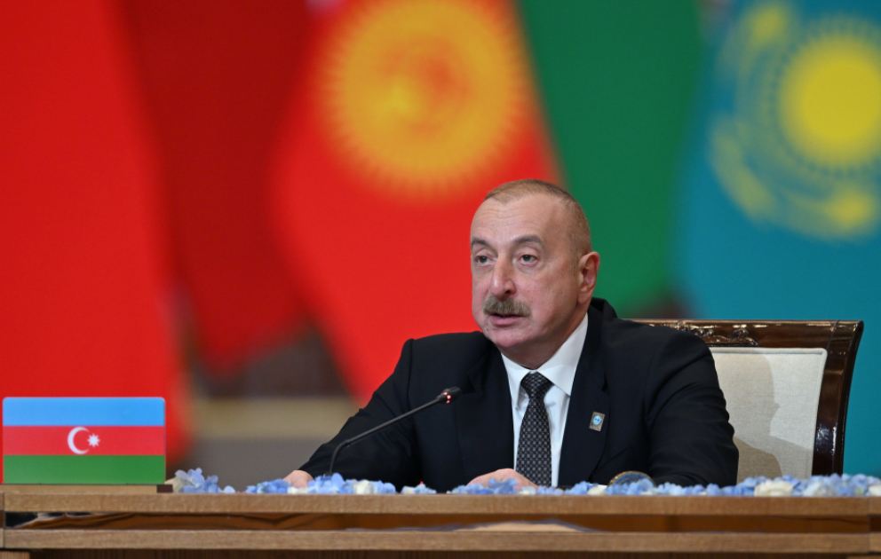 Präsident Ilham Aliyev nimmt am “SCO plus“-Treffen in Astana teil VIDEO