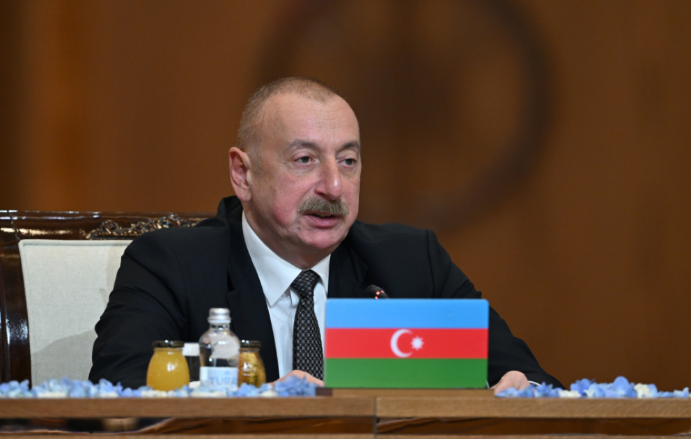 Президент Ильхам Алиев: Азербайджан играет важную роль в развитии транспортного коридора «Север – Юг» ВИДЕО