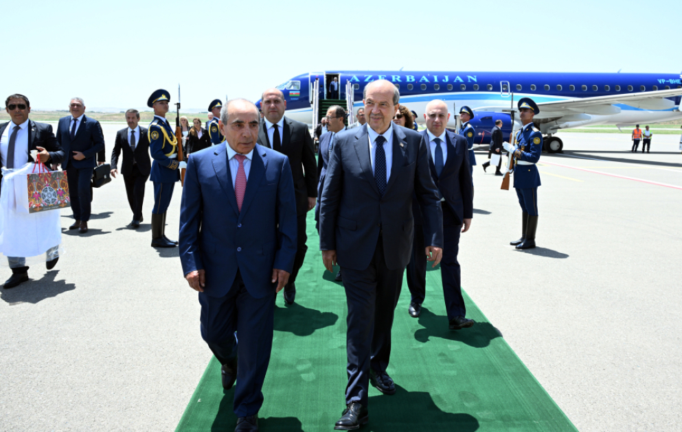 Şimali Kipr Prezidenti Ersin Tatar Füzuli rayonuna gəlib VİDEO