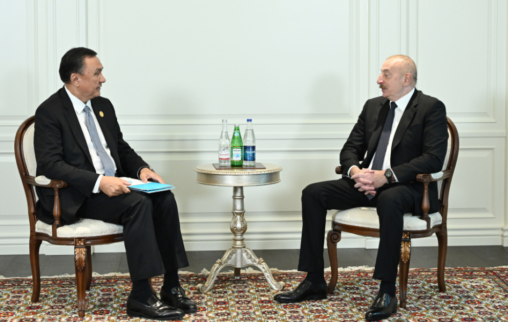 Le président azerbaïdjanais reçoit le secrétaire général de l’Organisation des Etats turciques à Choucha  MIS A JOUR VIDEO