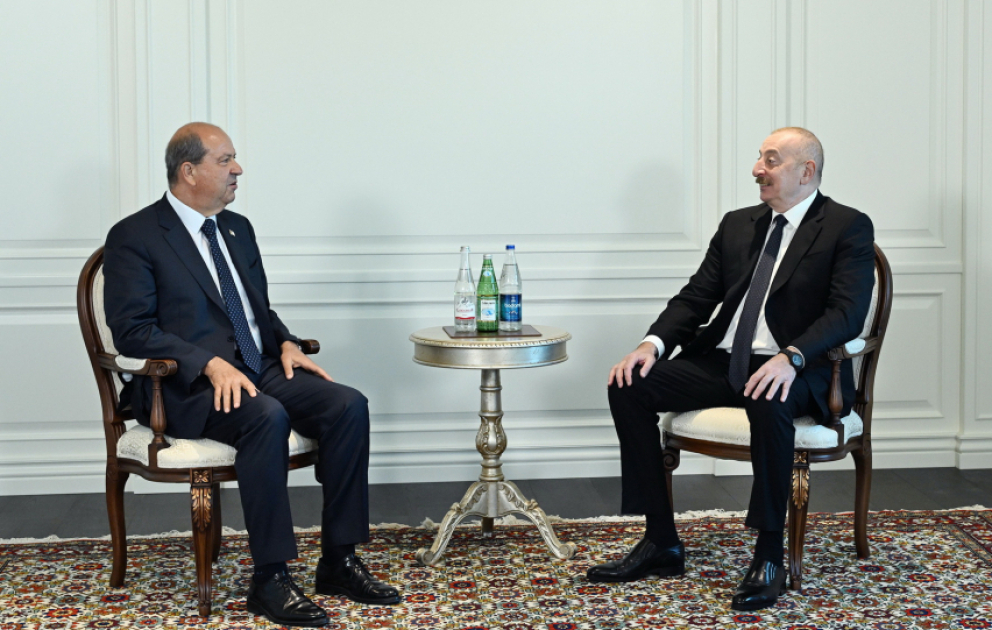 Le président azerbaïdjanais reçoit le président de la République turque de Chypre du Nord à Choucha  VIDEO