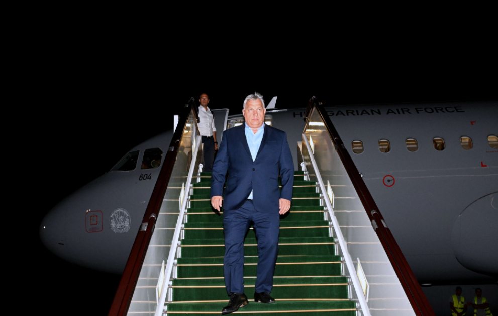 Macarıstanın Baş naziri Viktor Orban Azərbaycana səfərə gəlib VİDEO