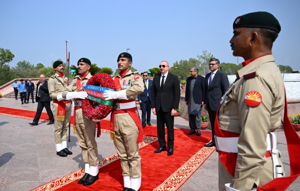 Präsident Ilham Aliyev besucht Nationaldenkmal Pakistan in Islamabad  AKTUALISIERT