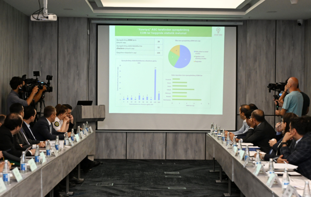 Elektromobil istifadəçiləri üçün altı ayda 104 Enerji Doldurma Məntəqəsi istismara verilib VİDEO
