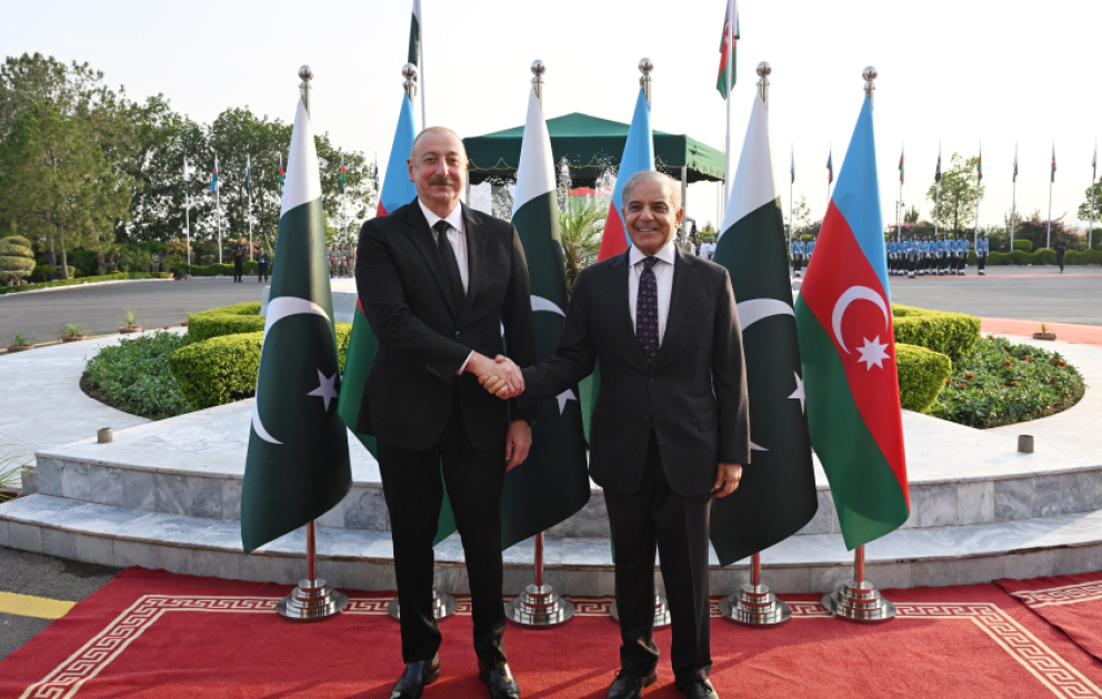 Cérémonie d’accueil officiel du président azerbaïdjanais à Islamabad VIDEO