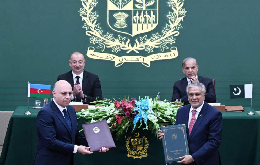 Ceremony to exchange documents signed between Azerbaijan and Pakistan was held in Islamabad VIDEO