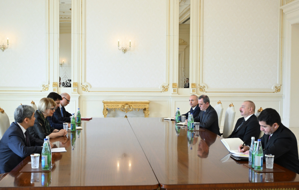President Ilham Aliyev received OSCE Secretary General VIDEO