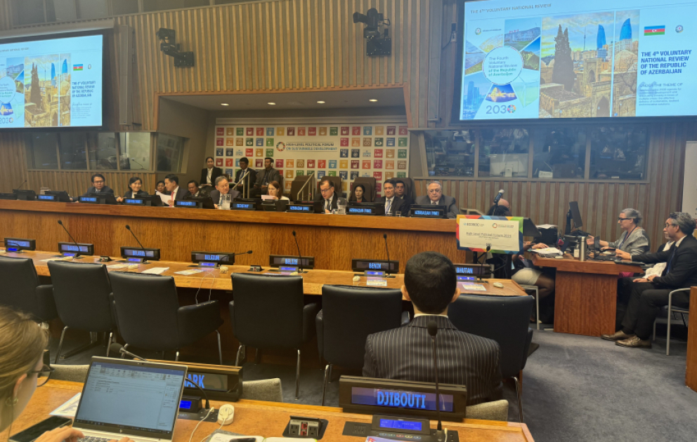 Azerbaijan presents 4th Voluntary National Review at UN headquarters VIDEO