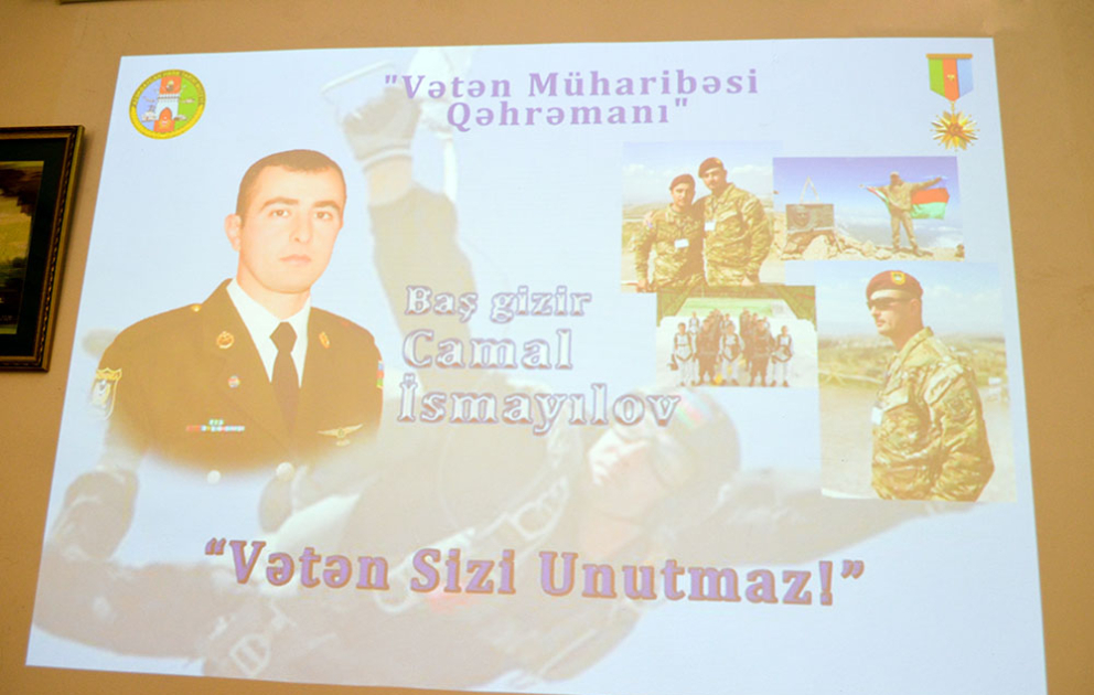 Vətən müharibəsi şəhidinin xatirəsinə həsr olunan anım mərasimi keçirilib VİDEO