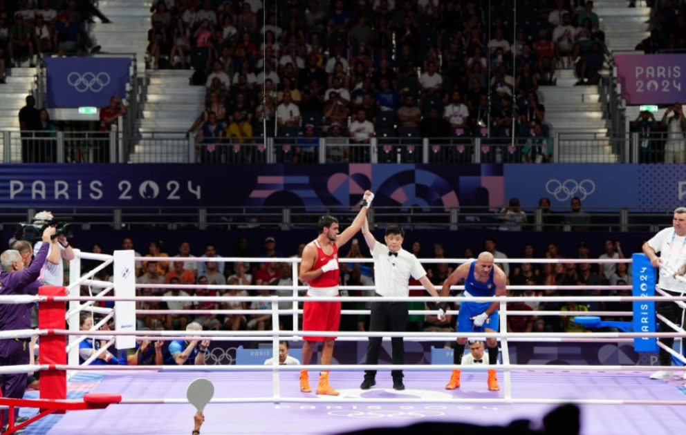 “Paris-2024”: Azərbaycanın daha bir boksçusu 1/4 finala yüksəlib VİDEO