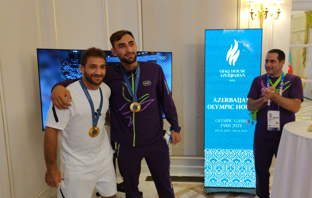 «Париж-2024»: в Олимпийском доме Азербайджана состоялась встреча с олимпийскими чемпионами по дзюдо ВИДЕО