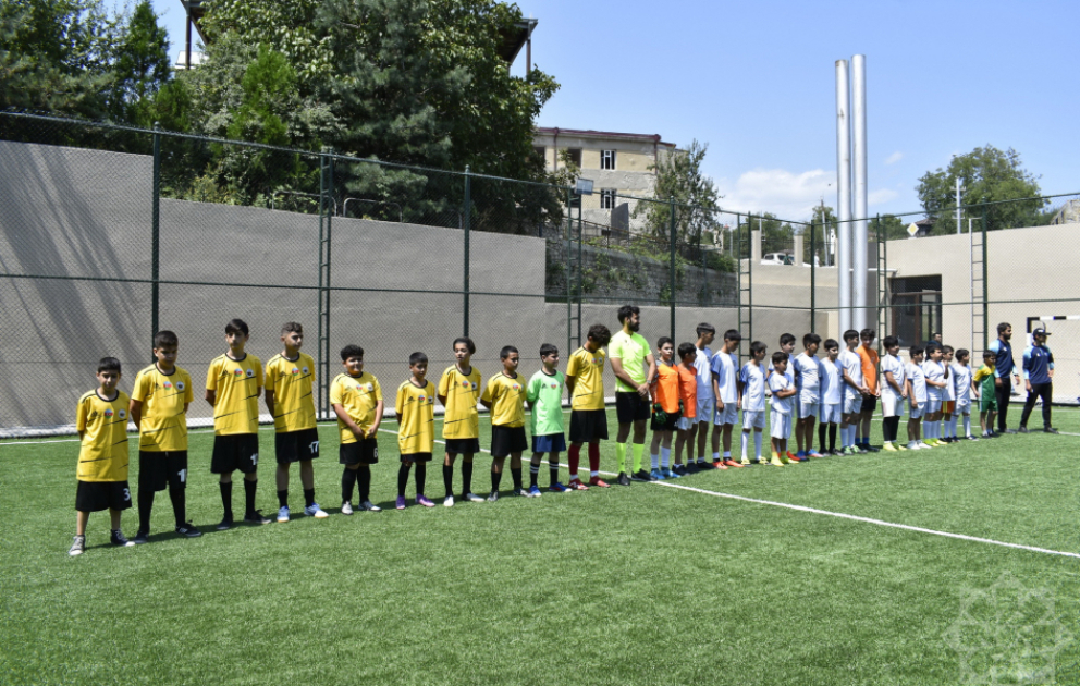 Şuşa və Laçın məktəbliləri arasında futbol matçı keçirilib VİDEO