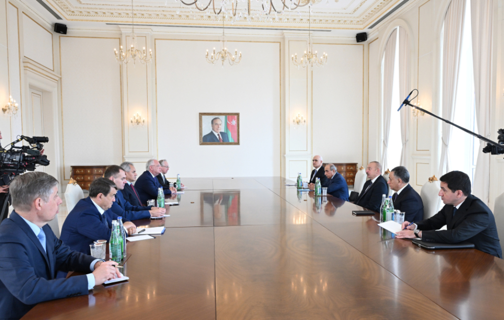 Президент Ильхам Алиев принял секретаря Совета безопасности Российской Федерации ОБНОВЛЕНО ВИДЕО